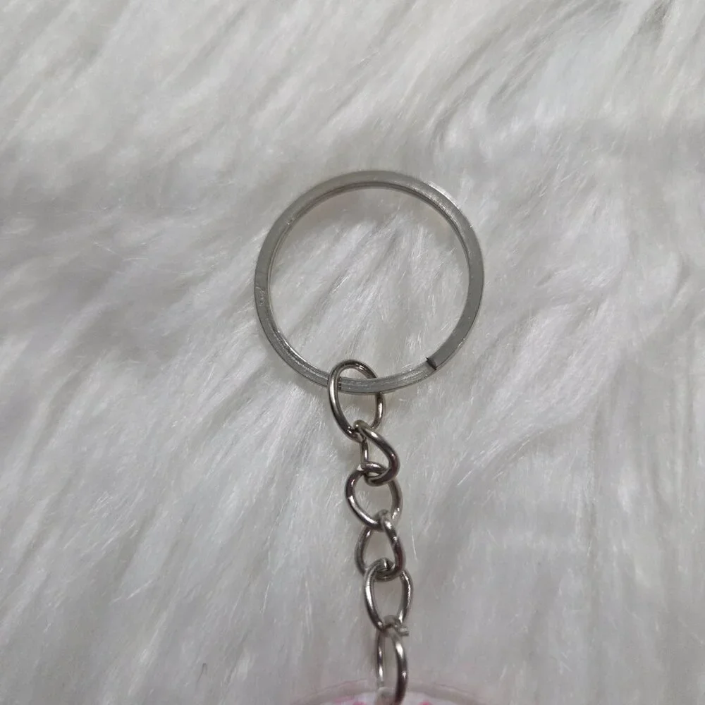 Mickey & Minnie Umbrella Design Keychain